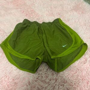 Nike Women's Green Athletic Running Shorts